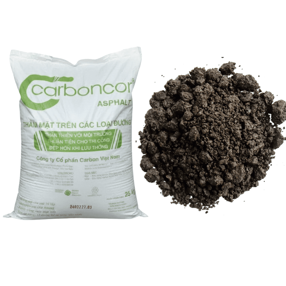 Bê tông nhựa nguội Carboncor Asphalt CA 12.5 (Bao 25kg): Dòng chịu tải trọng lớn cho khu công nghiệp và đường đô thị