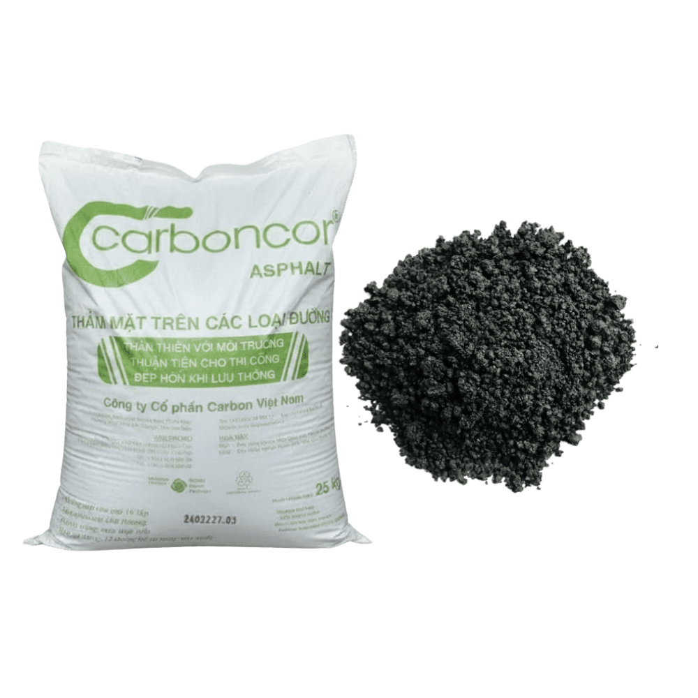 Bê tông nhựa nguội Carboncor Asphalt CA 6.7 (Hạt mịn – Bao 25kg): Dòng sản phẩm thẩm mỹ cao cho sân vườn và khu nghỉ dưỡng
